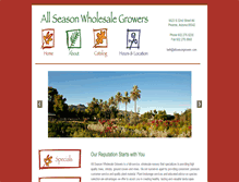 Tablet Screenshot of allseasongrowers.com